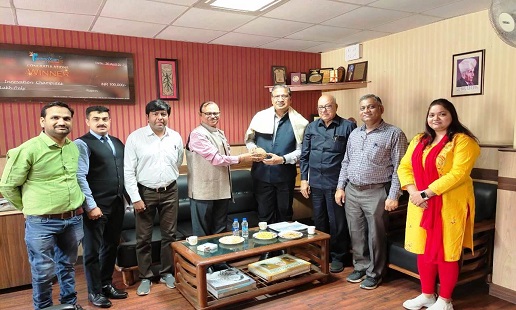 Sri B.B. Gupta President, Strategy and Business
											planning JBM visited our University on 16th Mar 2023. We discussed about
											Industry Academia interaction and other issues related to skill development.